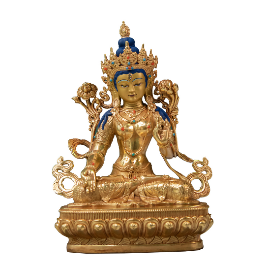 Tibetan White Tara Buddha Statue | Spiritual and Religion | Meditation | Buddha Decoration and Ornament | Feng Sui