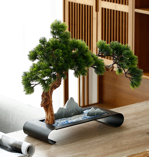 Ceramic Mountain Display Set | Fengshui | Home Decor | Office Blessing | Chinese architectural and paintings
