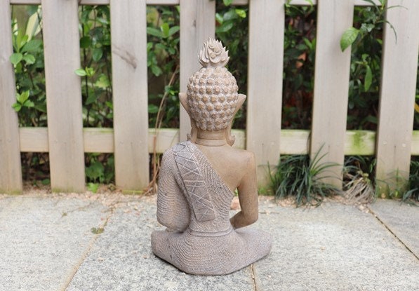 Handmade Buddha Statue Decoration Ornament | Outdoor Garden Living Room Study Room | Religion Spiritual | Gifting for him or her