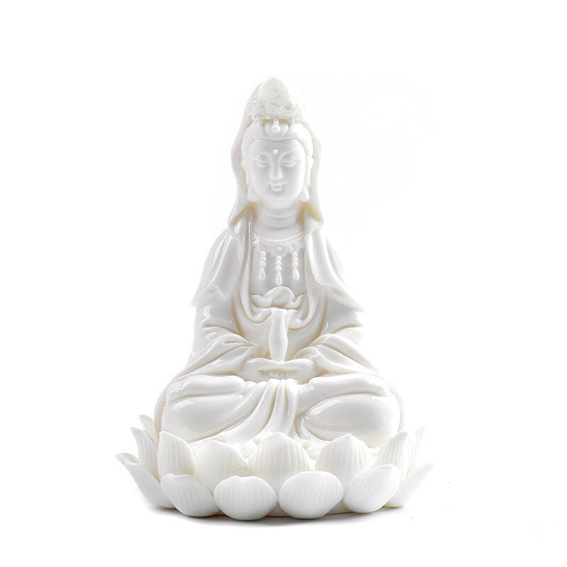 Handmade Guan Yin Buddha Statue | Spiritual Religion | Gifting for him or her | Goddess of Compassion