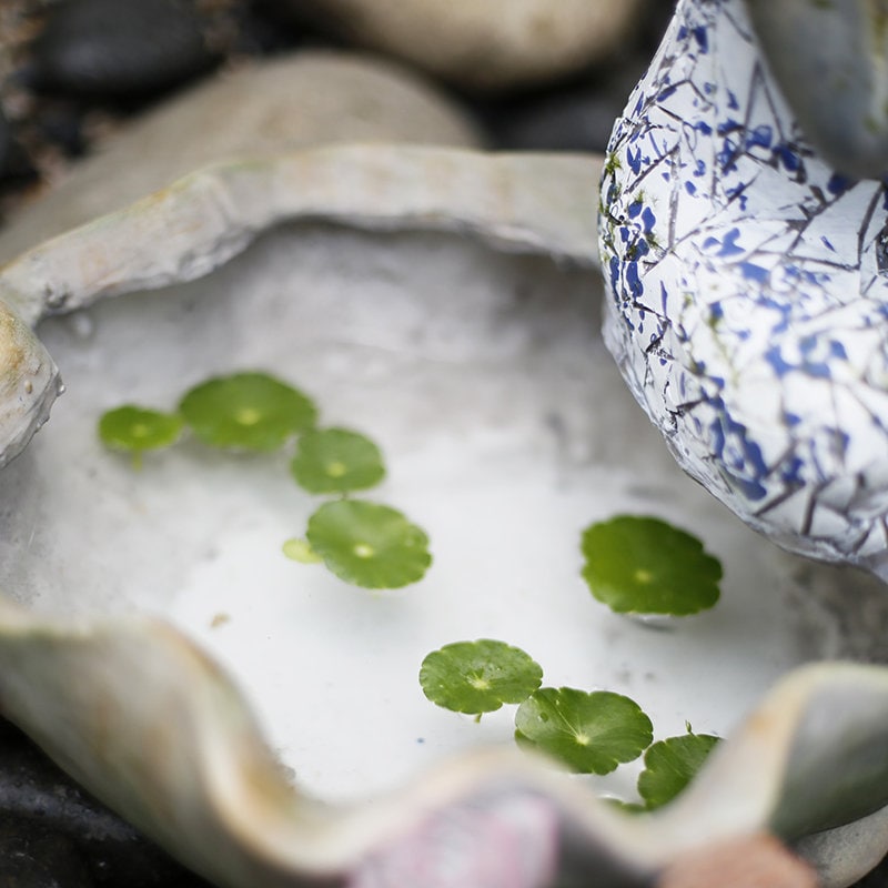 Handmade Resting Buddha Statue and Large Planter Decoration | Outdoor Garden Ornament | Spiritual and Religion | Meditation