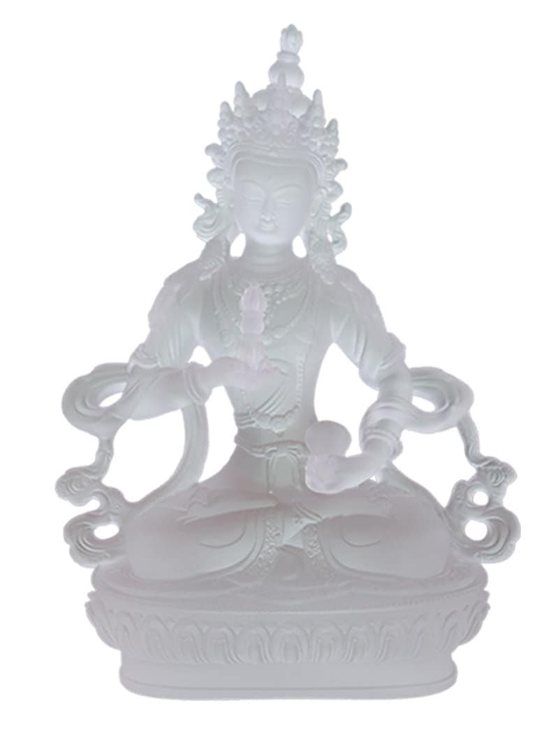 Liu Li Vajrasattva Mahāsattva Buddha Statue | Gift for him or her | Liu li Glass Sculputre Ornaments | Religion | Tibetan Buddhist