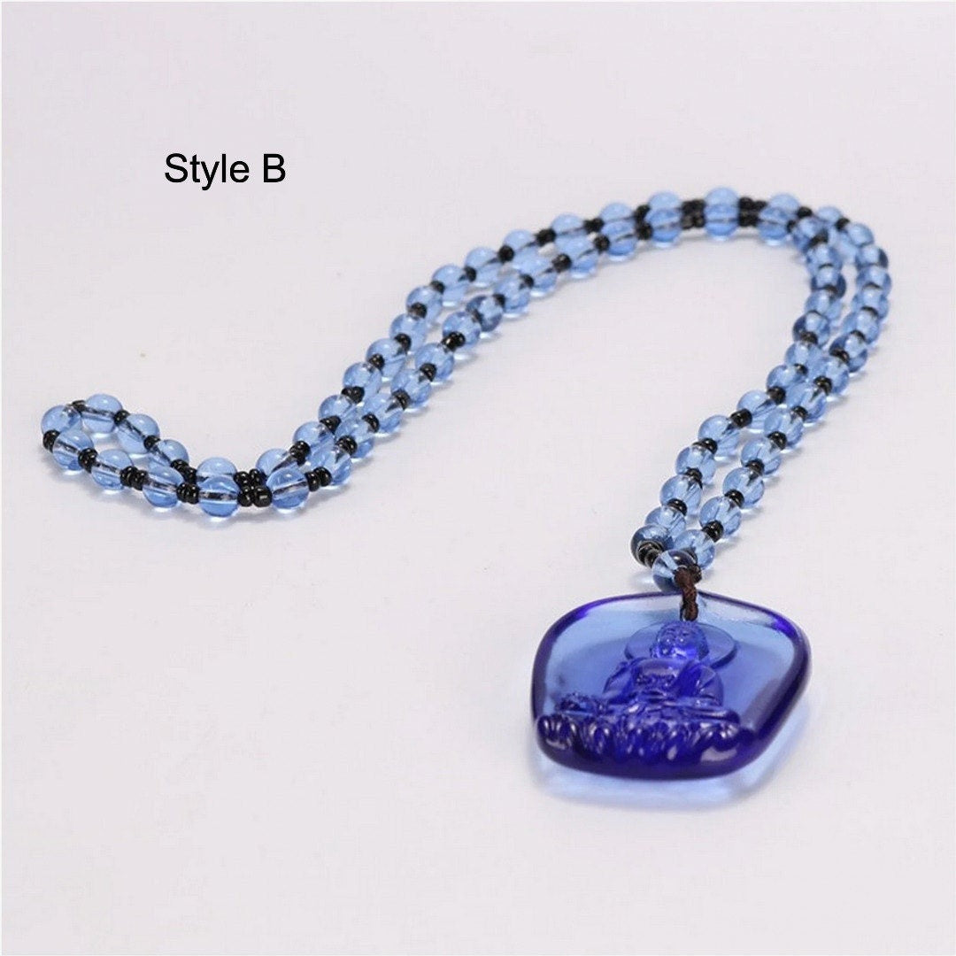 Liu Li Medicine Buddha Amulet Pendant Medallions | Meditation and Blessing | Protection | Mindful Gift