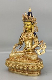 Brass Vajrasattva Mahāsattva Buddha Statue | Gift for him or her | Brass Sculputre Ornaments | Religion | Tibetan Buddhist
