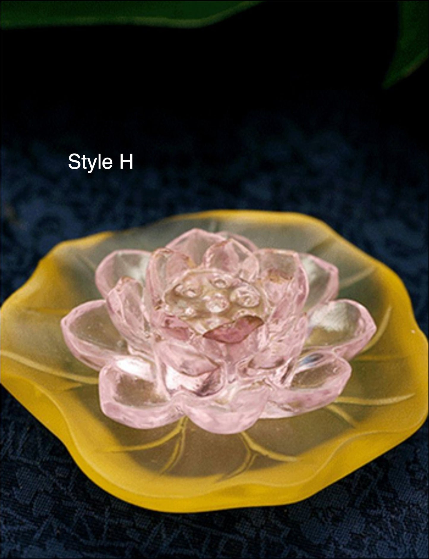 Meditation Liu Li Lotus Incense Stick Holder | Peace Serenity Tranquility Calmness | Spirituality & Religion | Meditation | Yoga Practise