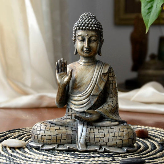 Handmade Buddha Statue Abhaya Mudra