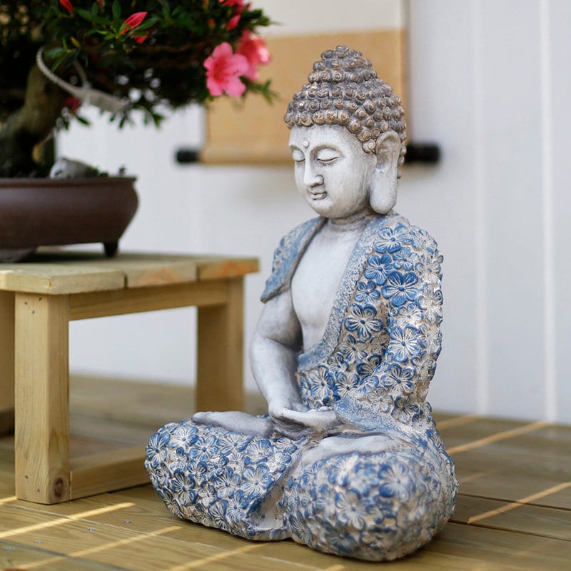 Handmade Buddha Statue Decoration Ornament | Outdoor Garden Living Room Study Room | Religion Spiritual | Gifting for him or her