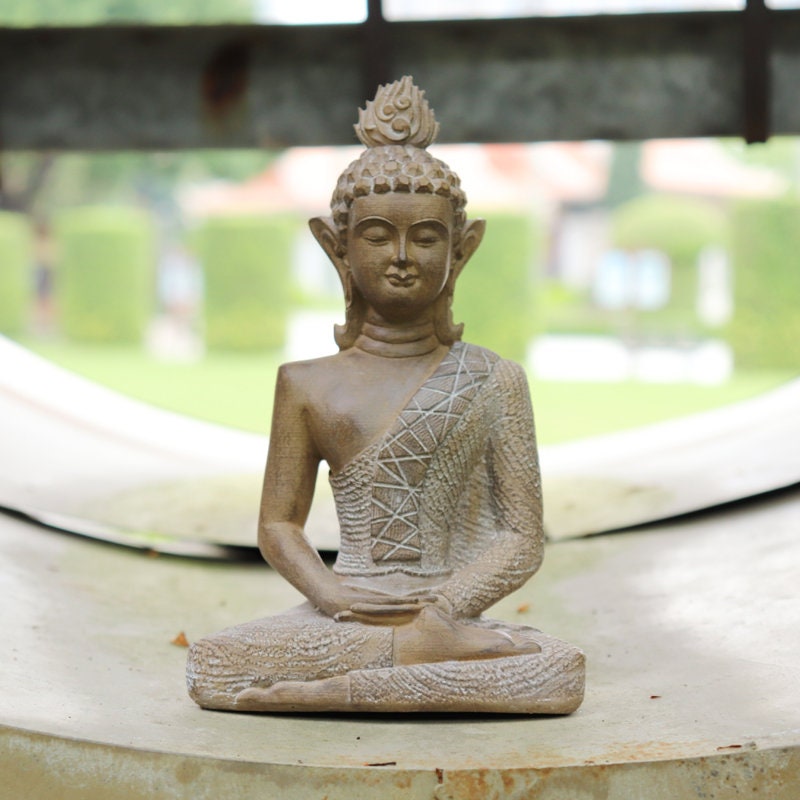 Handmade Buddha Statue Decoration Ornament | Outdoor Garden Living Room Study Room | Religion Spiritual | Gifting for him or her
