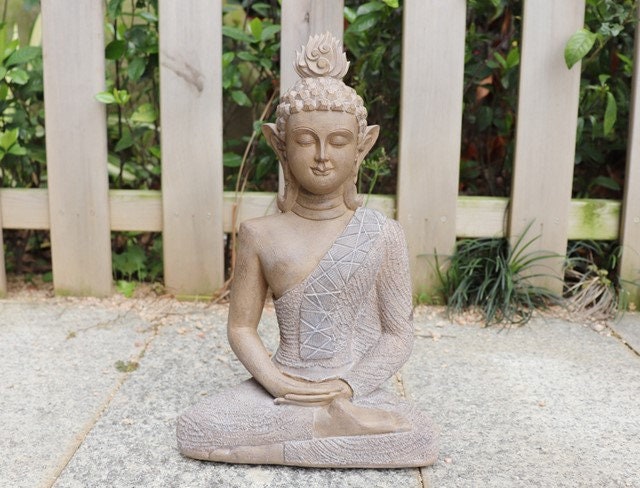 Handmade Buddha Statue Decoration Ornament | Outdoor Garden Living Room Study Room | Religion Spiritual | Gifting for him or her