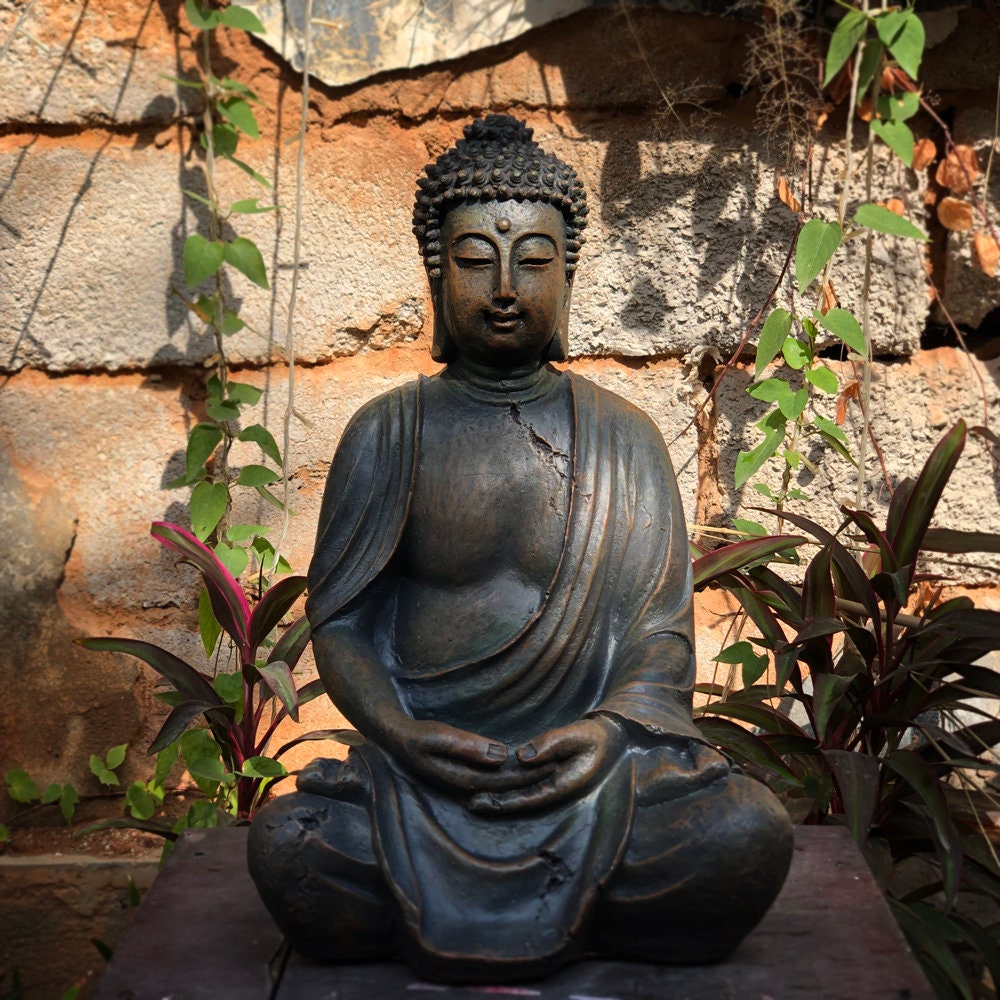 Sakyamuni Outdoor Buddha Statue | Dhyana Mudra | Outdoor Garden Decoration | House Warming Gift
