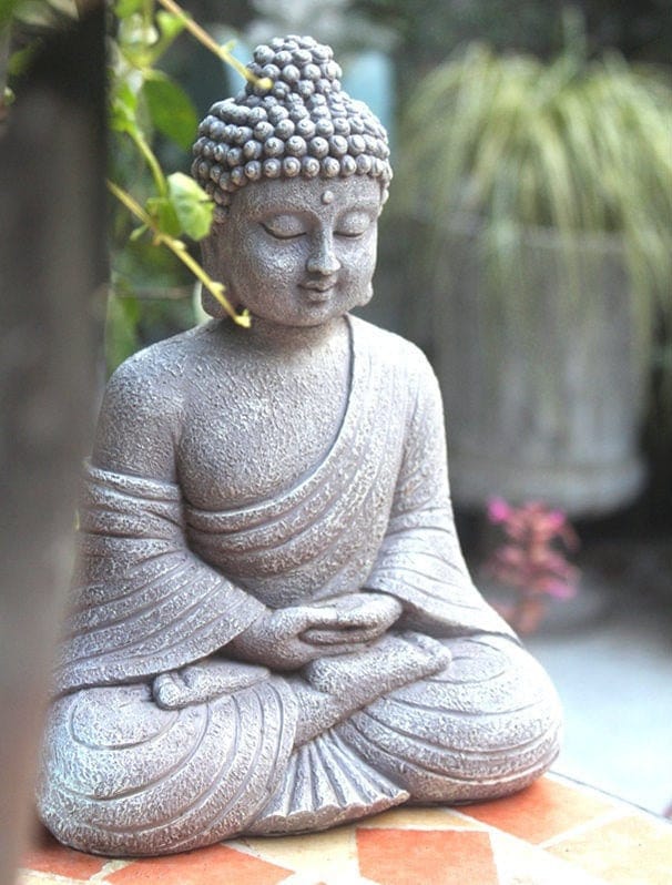 Handmade Buddha Statue Decoration and Display | Outdoor Garden Home Living | Dhyana Mudra | Gifting for him or her