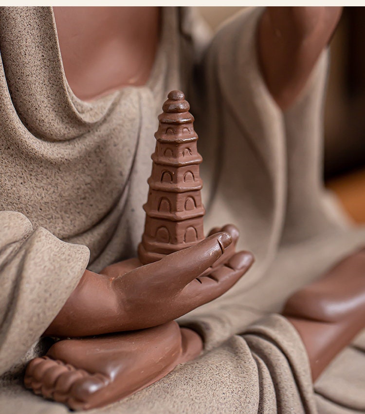 Handmade Ceramic Sakyamuni Medicine Buddha Statue | Meditation
