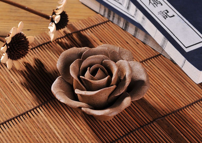 Handmade Meditation Porcelain Lotus Incense Stick Holder | Serenity Tranquility Calmness | Spirituality & Religion | Gift for him or her
