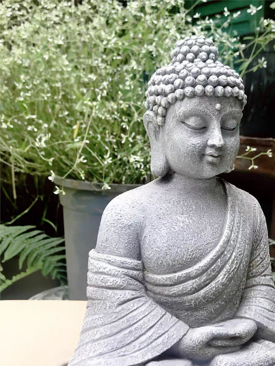 Handmade Buddha Statue Decoration and Display | Outdoor Garden Home Living | Dhyana Mudra | Gifting for him or her