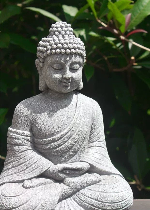 Handmade Buddha Statue Decoration and Display | Outdoor Garden Home Living | Dhyana Mudra | Gifting for him or her