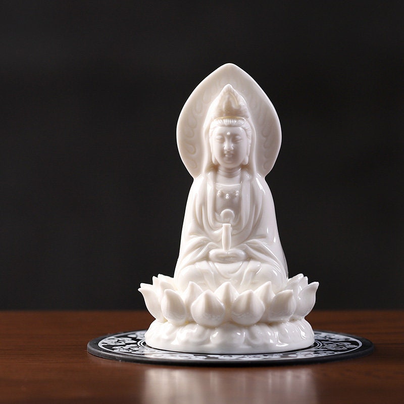 Handmade Guan Yin Buddha Statue | Spiritual Religion | Gifting for him or her | Goddess of Compassion | Ornaments