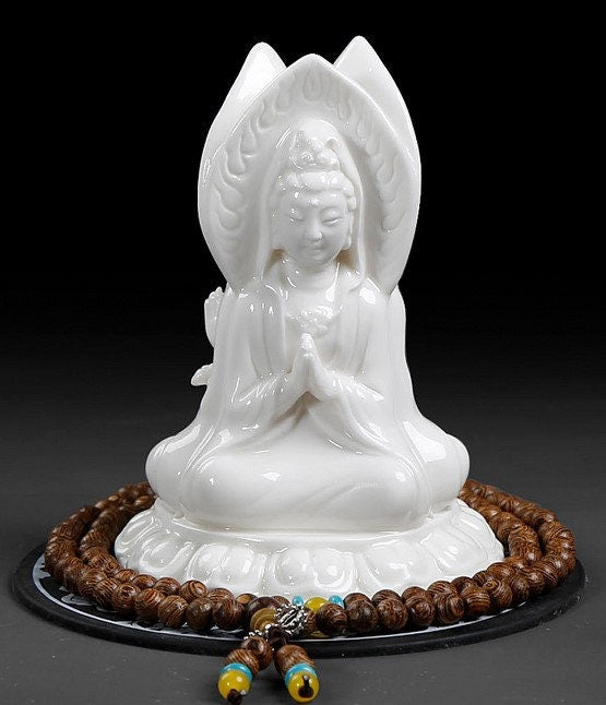 Handmade Guan Yin Buddha Statue | Spiritual Religion | Gifting for him or her | Goddess of Compassion | Ornaments