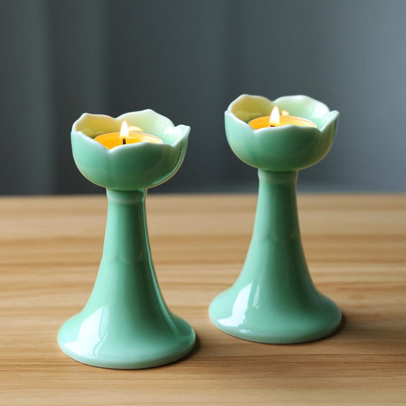 Ceramic Candle Holder for home decoration | Meditation | Praying | Tealight Holder