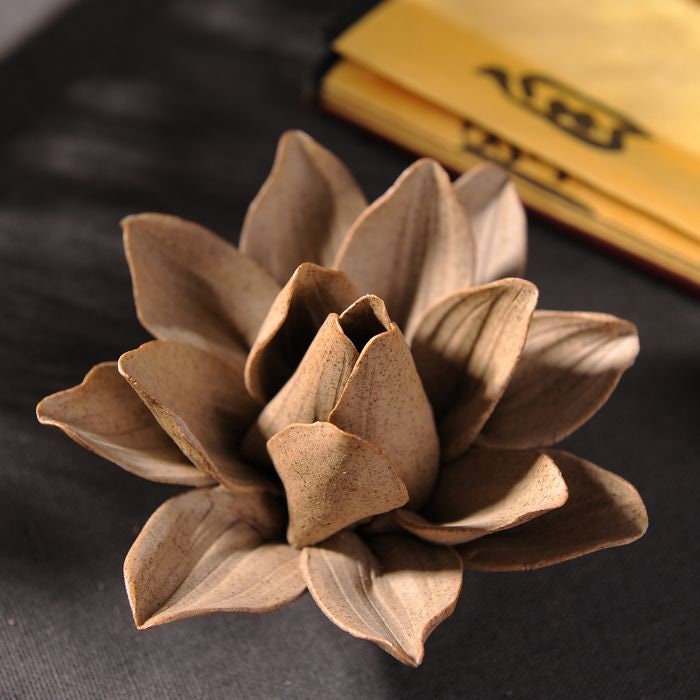 Handmade Meditation Porcelain Lotus Incense Stick Holder | Serenity Tranquility Calmness | Spirituality & Religion | Gift for him or her