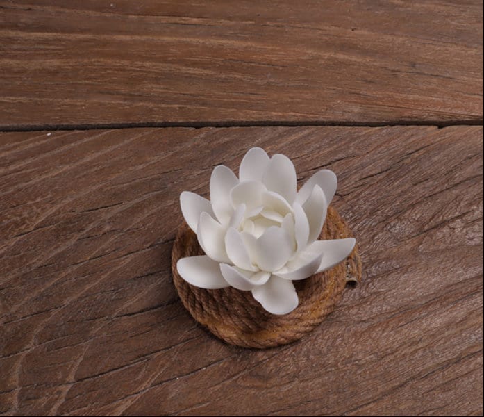 Meditation Porcelain Lotus Incense Stick Holder | Peace Serenity Tranquility Calmness | Spirituality & Religion | Gift for him and her