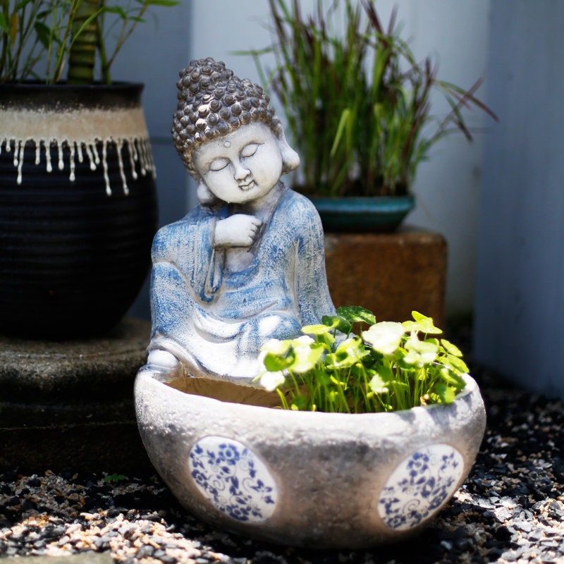 Buddha Statue Planter | Outdoor Garden Decoration and Ornament | Gifting for him or her | Housewarming Gift