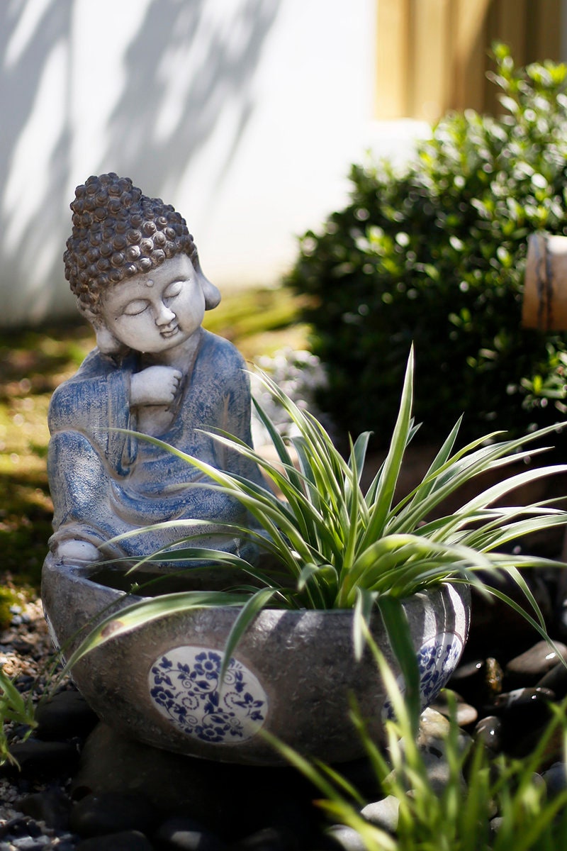 Buddha Statue Planter | Outdoor Garden Decoration and Ornament | Gifting for him or her | Housewarming Gift