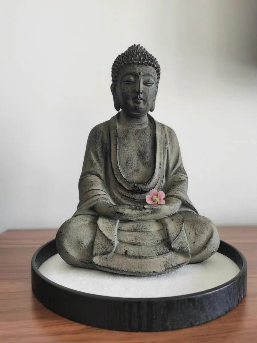 Handmade Meditation Buddha Statue Display | Dhyana Mudra | Gift for him or her | Religion and Spiritual | Harmony Peace Serenity