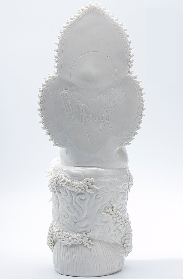 Porcelain Thousand-Armed Guanyin Bodhisattva Statue | Mindful Gift | Meditation | Buddha Statue