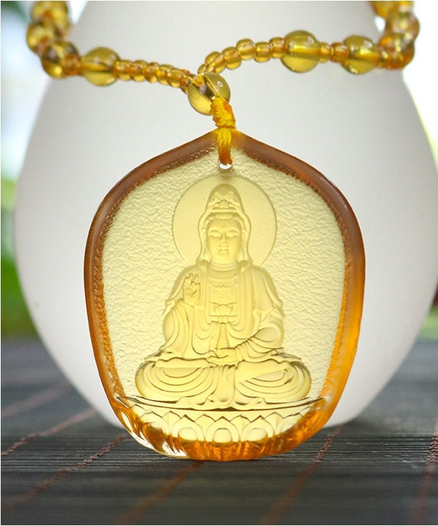 Liu Li Guan Yin Amulet Pendant Medallions | Beads bracelet | Meditation and Blessing | Protection | Mindful Gift