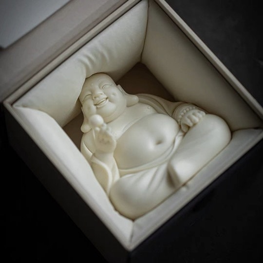 Ceramic Laughing Budda Statue | Spiritual Religion | Gifting for him or her | Good luck and Happiness | Budai | Happy Buddha