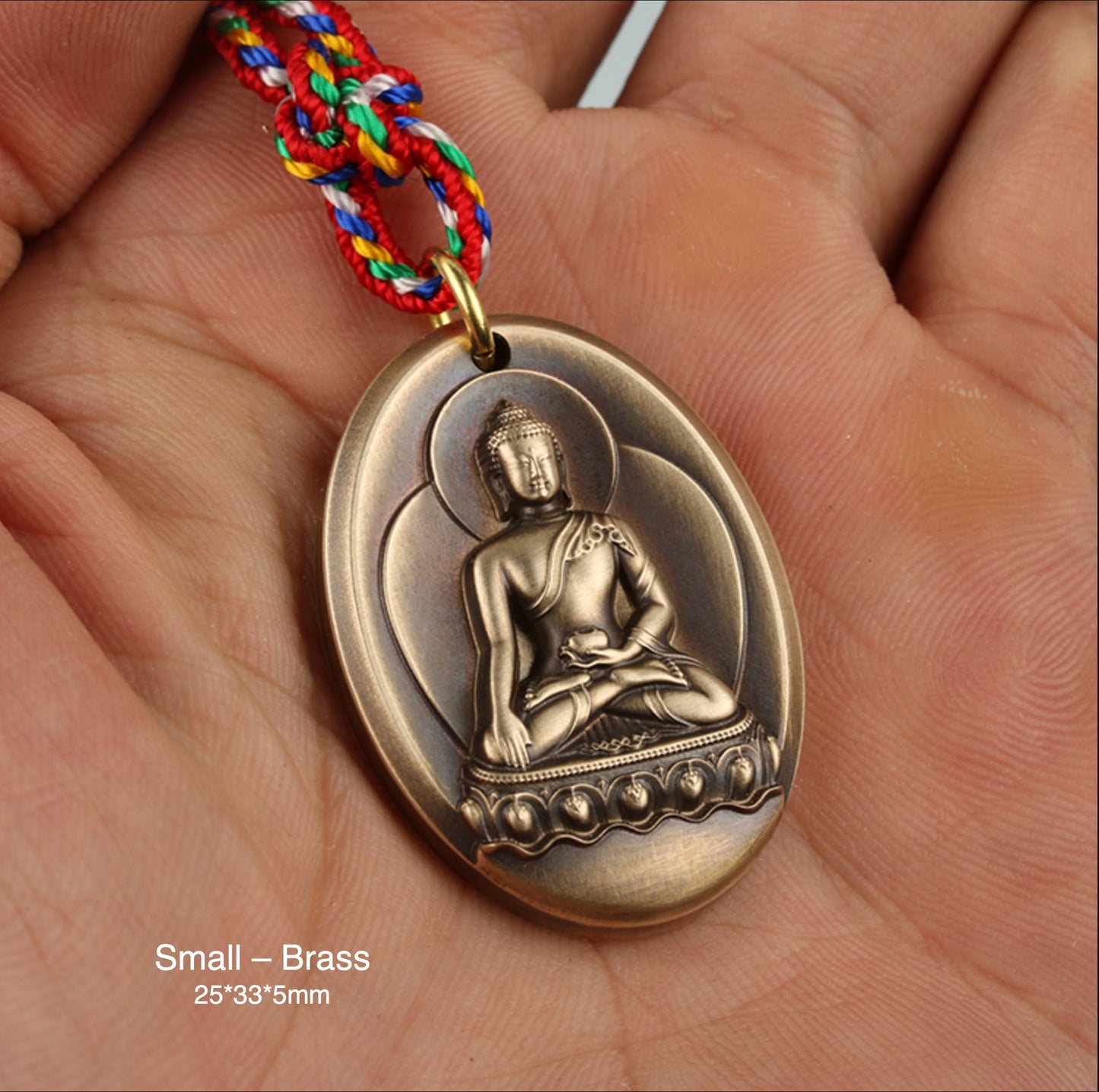 Shakyamuni Buddha Amulet Pendant Medallions | Meditation | Protection | Mindful Gift | Blessing Good luck