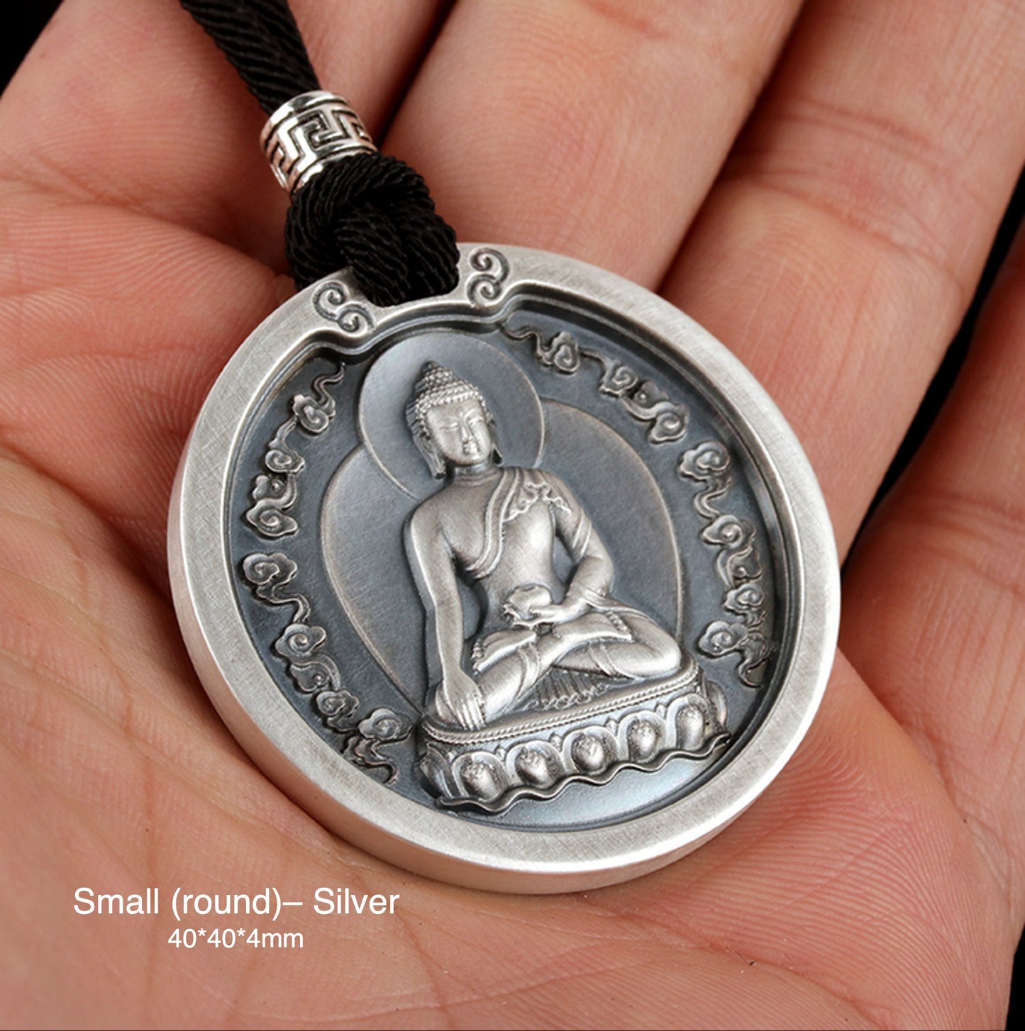 Shakyamuni Buddha Amulet Pendant Medallions | Meditation | Protection | Mindful Gift | Blessing Good luck