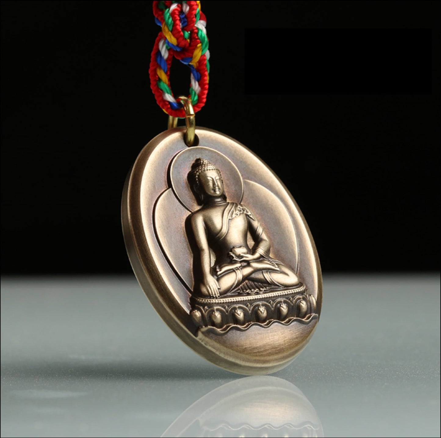 Shakyamuni Buddha Amulet Pendant Medallions | Meditation | Protection | Mindful Gift | Blessing Good luck